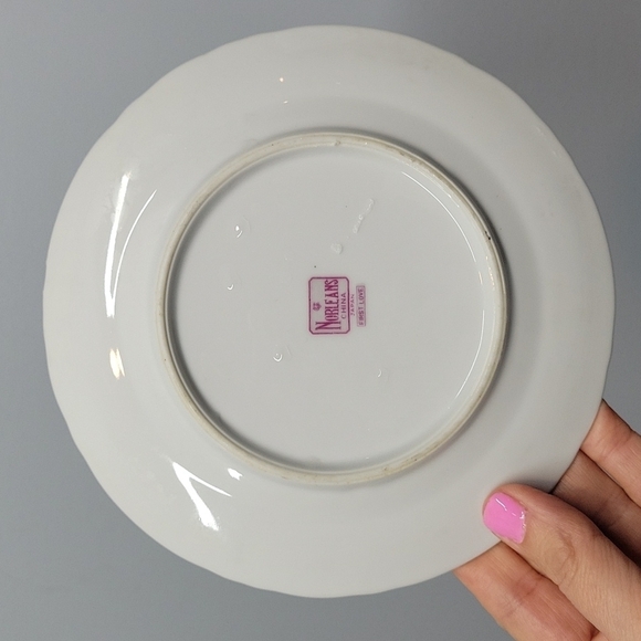 Norleans China Japan. First Love Set of 4 Bread & Butter Plates 6" Vintage - Picture 9 of 12